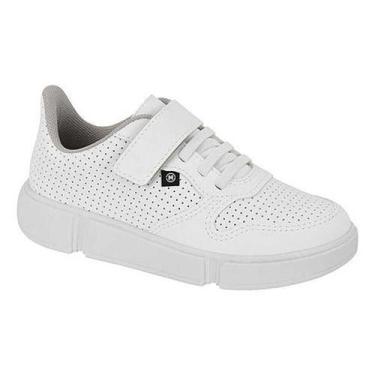 Imagem de Tênis Infantil Molekinho Conforto, Branco, Branco, 34