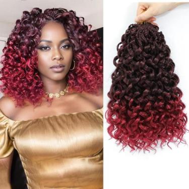 Imagem de Cabelo de crochê Naniciar Pretwisted Gogo Curl 30 cm, 8 pacotes