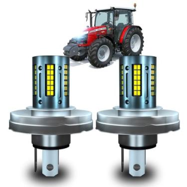 Imagem de TJJTGBR Lâmpadas LED para Faróis de Trator John Deere Ford Massey Ferguson, P45T Lâmpada LED Branca 300% Super Brilhante Chips Lâmpada LED para Luz de Motocicleta, 6000K.2PCS