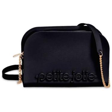 Imagem de Bolsa Petite Jolie Pequena Alça Corrente Lateral - Shop Jully, Preto, 