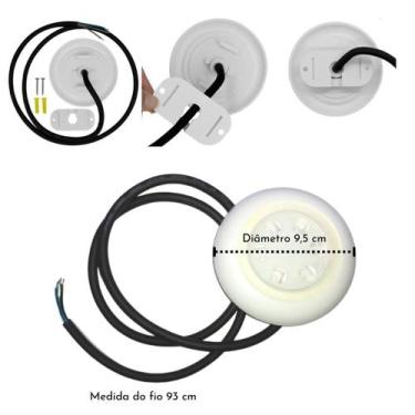 Imagem de Kit 3 Luminárias Led 12V Piscina Rgb 9W Controladora Módulo - CBC