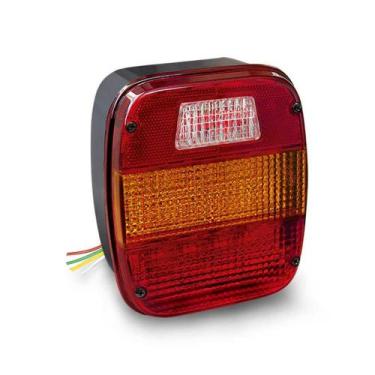 Imagem de LANTERNA TRASEIRA SEM VIGIA TRICOLOR LED para CAMINHAO VW FO - PRADOLU