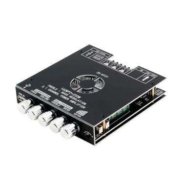 Imagem de KiBcsLic Placa amplificadora BT Módulo amplificador de potência TDA7498E Proteção inteligente para alto-falantes domésticos DIY DC 15-36V 160W x 2+220W