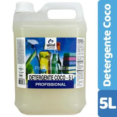 Imagem de Detergente Coco Líquido Profissional  Lava Louça - 5L - Brilho Xike