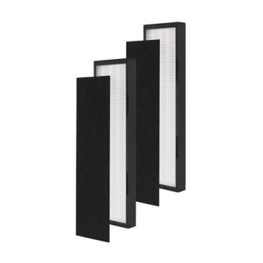 Imagem de Nispira Filtro de substituição FLT5000 True HEPA compatível com purificador de ar GermGuardian AC5000, AC5000e, AC5250pt, AC5350b, AC5350bca, AC5350w, AC5300b, CDAP5500bca, CDAP5500wsp, Black + Decker BXAP040, BXAP25 0, e Lowe's Idylis IAP GG 125, 2 pacotes