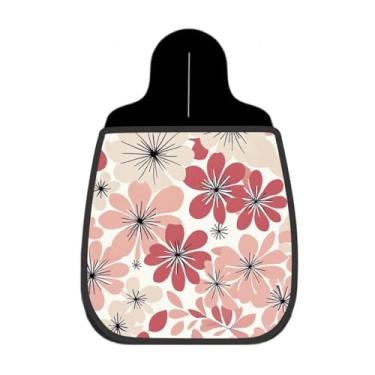 Imagem de Lixeira De Carro Organizador Lixinhocar Flores Rosas E Bordô