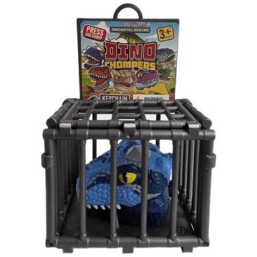 Imagem de Carrinho Fricção Chaveiro Dino Chompers Na Jaula - Soft Import Export,