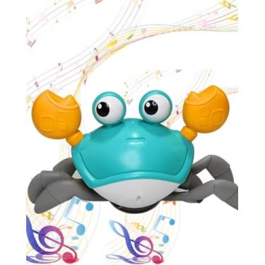 Imagem de Caranguejo Fujão Interativo Infantil – Brinquedo Educativo com Sensor de Movimento, Luzes e Som | Presente Dia das Crianças
