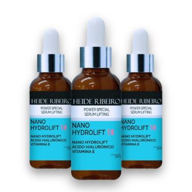Imagem de Kit 3 Sérum Nano Hydrolift Heide Ribeiro Liftyng-Unissex