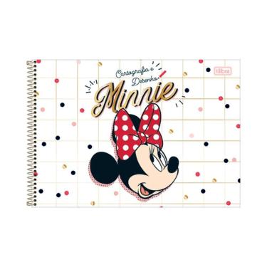 Imagem de Caderno Cartografia Tilibra Espiral Capa Dura Minnie 80 Folhas Capas Diversas - Item Sortido