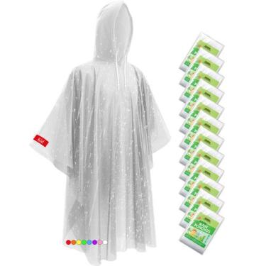 Imagem de Ponchos de chuva para crianças Hitituto 40x30 cm impermeáveis com capu