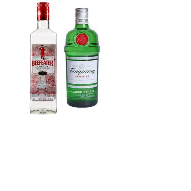 Imagem de Kit Gin Beefeater London Dry + Gin Tanqueray 750ml cada