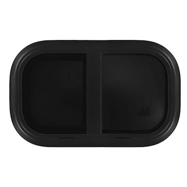 Imagem de Janela RV, L500 H300 mm Lágrima Horizontal Slide Vidro Temperado Vidro Temperado, Deslizador Horizontal para Janela Deslizante, Janela Vidro Temperado Anti com Moldura de Liga de Alumínio Rede Móvel