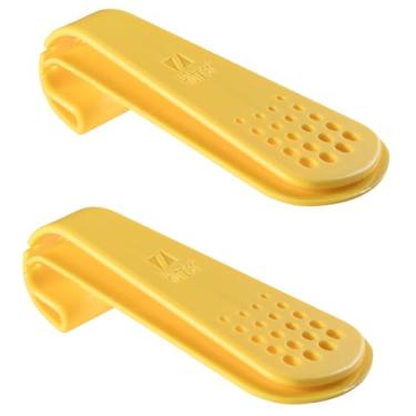 Imagem de Hutzler Conjunto de suporte e espremedor de saquinhos de chá Steep 'n Squeeze (Amarelo)