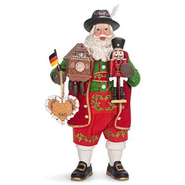 Imagem de Kurt S. Adler 11 polegadas Fabrich' Musical Papai Noel alemão, multi