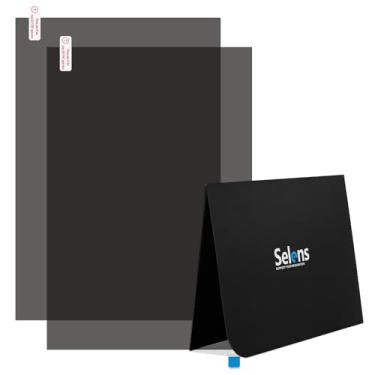 Imagem de 2 peças de película polarizadora linear, película polarizada de 40 x 30 cm, adequada para reparo de tela LCD/ensino de física/fotografia