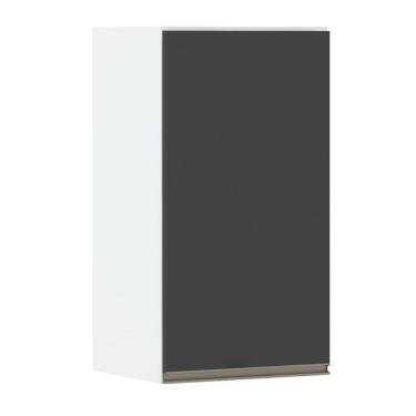 Imagem de Armário Perola 40cm 1 Porta Branco Polar C/Preto Txt