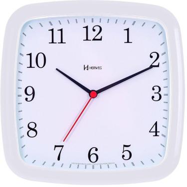 Imagem de Relógio De Parede Herweg Plástico Herweg 6638 23,6cm Branco