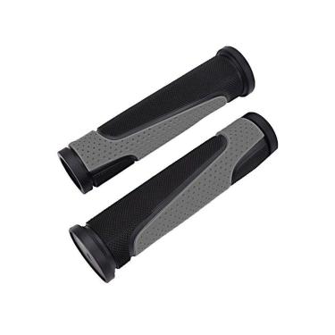 Imagem de Manopla Gta Punho Bike Bicicleta Ergonômico Mtb Várias Cores 125mm Preto E Cinza