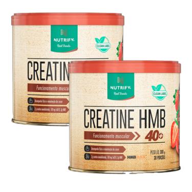 Imagem de Kit 2X: Creatine HMB Morango Nutrify 300g