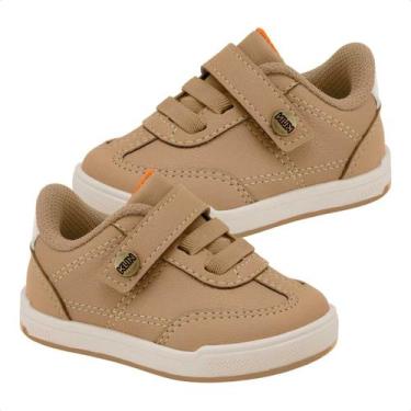 Imagem de Tênis Baby Klin Flyer Calce fácil Confortável Prático, Capuccino, 19