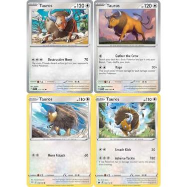 Imagem de Tauros – x4 Pokemon Card Lot – Stellar Crown Pokemon 151 112/142