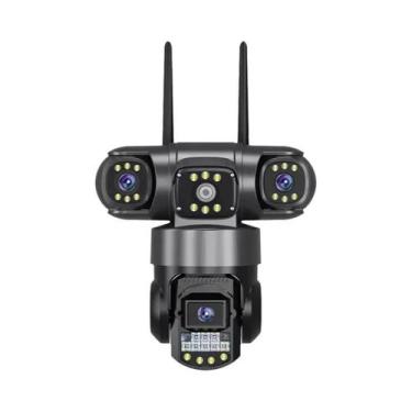 Imagem de Câmera de Segurança WiFi 4G com Zoom 10X e Lente Tripla de 12MP - Moni