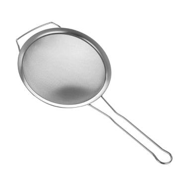 Imagem de ＫＬＫＣＭＳ Peneira de malha fina de aço inoxidável para panela quente, escumadeira, enxágue, peneira multiuso para arroz, feijão, grãos, 55 Cm X 30.5 Cm