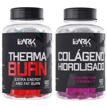 Imagem de Kit Colágeno + Therma Burn Termogênico, Vitamina B6, Vitamina C e Betacaroteno (1 Colágeno + 1 Therm-Unissex
