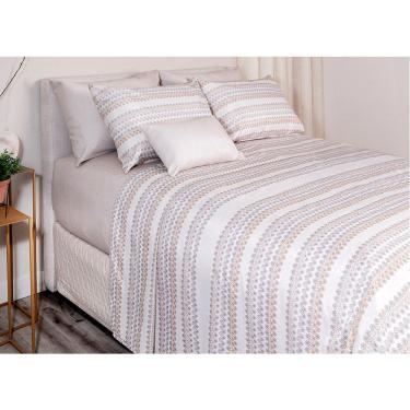 Imagem de Jogo de Cama Duplo Queen 4 Peças 140 Fios 240x250cm Vittorio Realce Premium - Sultan