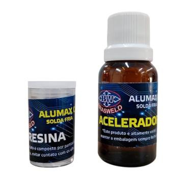 Imagem de Kit Solda Fria Tapa Furo P/Evaporadores De Alumínio Alumax