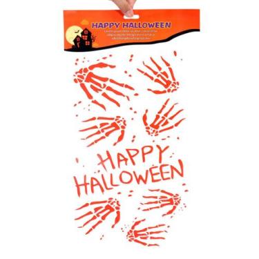 Imagem de Adesivo Esqueleto de Mão Com Sangue Para Halloween Abrakadabra Fantasi