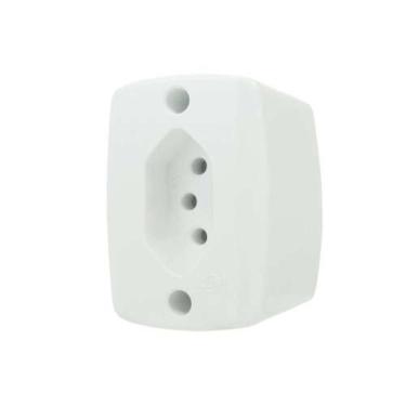 Imagem de Tomada 3p 20a Retangular Para Uso Residencial - Conjunto Ilumi