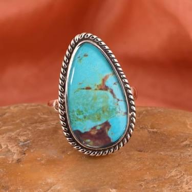 Imagem de Elegante anel retrô de resina em forma de gota para mulheres, festas de férias, uso diário, joias requintadas (padrão aleatório), 7, Cobre, resina