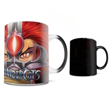 Imagem de Morphing Mugs ThunderCats – Lion-O e Sword of Omens – Caneca sensível ao calor de 325 ml – Chá de café com mudança de cor de cerâmica – Colecionável licenciado oficial