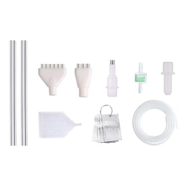 Imagem de KiBcsLic Caneta de pintura com diamantes, inclui 3 pontas múltiplas, portátil, com bandeja de armazenamento, filtro e tubo de tinta. Acessórios e ferramentas, Caneta Hexagonal Branca