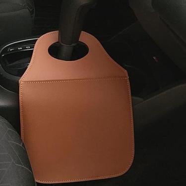Imagem de Lixeira Para Câmbio Carro Resistente Couro Uber 99 Indrive - NoBrand, 
