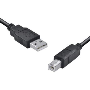 Imagem de Cabo Usb Para Impressora A Macho X B Macho 2.0 - 3m Uambm-3 - PC / 10 