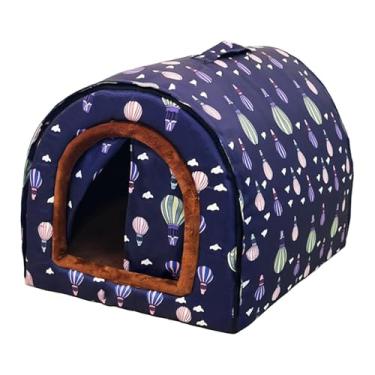 Imagem de Whtkoph Cama-caverna para gatos, tenda para animais de estimação, capa removível e lavável, 2 formas de uso, casinha para cães e gatos selvagens, ideal para, Balão