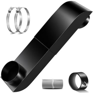 Imagem de Kit de ventilação de secador de periscópio de metal preto para espaço apertado