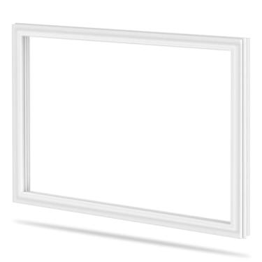 Imagem de Gaxeta de porta de congelador de geladeira atualizada 87.3 cm x 58.5 cm W10443319 compatível com Whirlpool, Kenmore e Kitchen Aid Freezer Door Seal W10133249 W10164040 W10571960 WRF535SMBB00