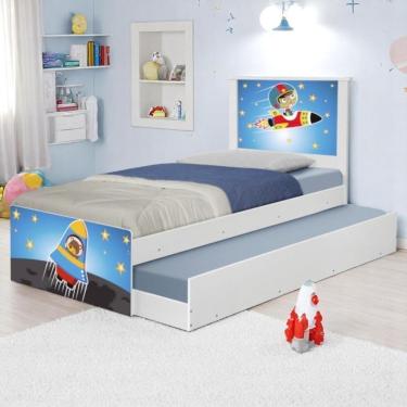 Imagem de Bi Cama Juvenil Zap Com Cabeceira Astronauta