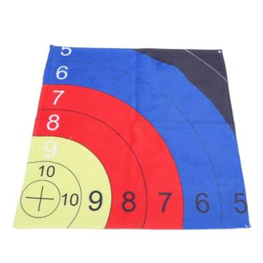 Imagem de KIMISS Toalha de Fibra Com Padrão de Alvo para Tiro Com, Toalha de Praia Quadrada Altamente Absorvente para Viagens e Uso Diário