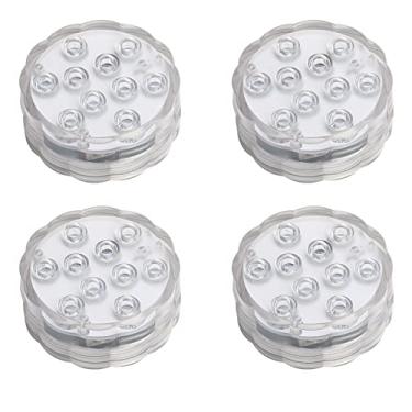 Imagem de Cryfokt Luz LED RGB para Piscina Com Mudança de 16 Cores, Lâmpada Subaquática à Prova D'água para Decoração de Piscina, Com Controle Remoto IR para Festas e Eventos