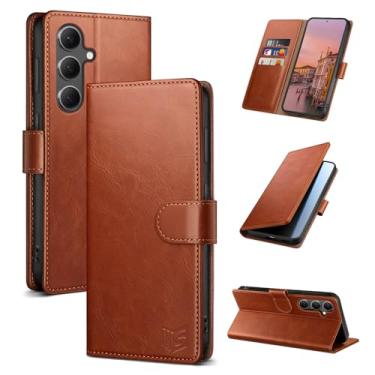 Imagem de SUANPOT Capa carteira compatível com Samsung Galaxy S24 Plus/S24+ com suporte para cartão de crédito com bloqueio RFID, capa protetora de couro PU flip book masculina e feminina para Samsung S24 Plus
