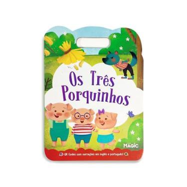 Imagem de Livro - Os Três Porquinhos - Texto e Narração em Português e Inglês