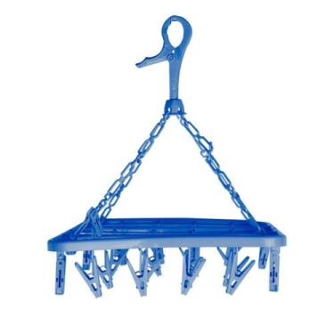 Imagem de Varal Dobrável com 24 Prendedores Sortidos - CLEAN TECH