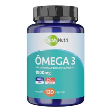 Imagem de Ômega 3 QualyNutri 120 Cápsulas – Suplemento Alimentar em Cápsulas