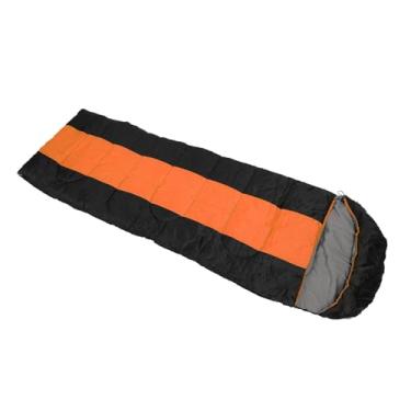 Imagem de Cryfokt Saco de Dormir Aquecido Ao Ar Livre à Prova de água Acampamento Calor de Inverno Alimentado por USB - Design Compacto e Dobrável (Laranja)