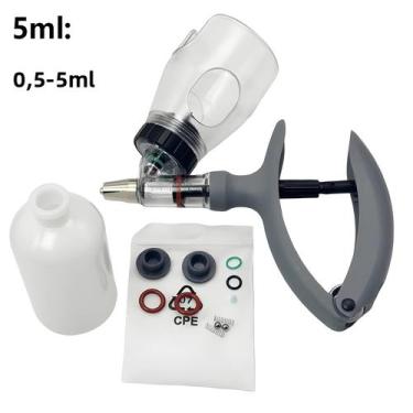 Imagem de Seringa Automática Ajustável Para Aves 2/5ml Injetor Contínuo Para Vac